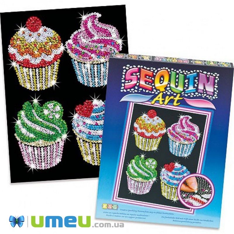 Набір для творчості Sequin Art BLUE Кекси (DIF-043473)