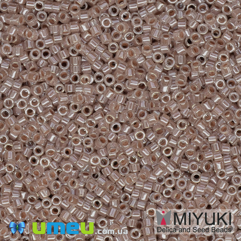 Бісер японський Miyuki Delica 11/0 DB256, пудровий (BIS-039785)