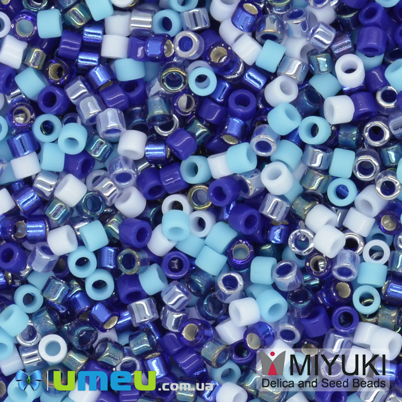 Бісер японський Miyuki Delica 11/0 DBmix27, Різнокольоровий (BIS-045224)