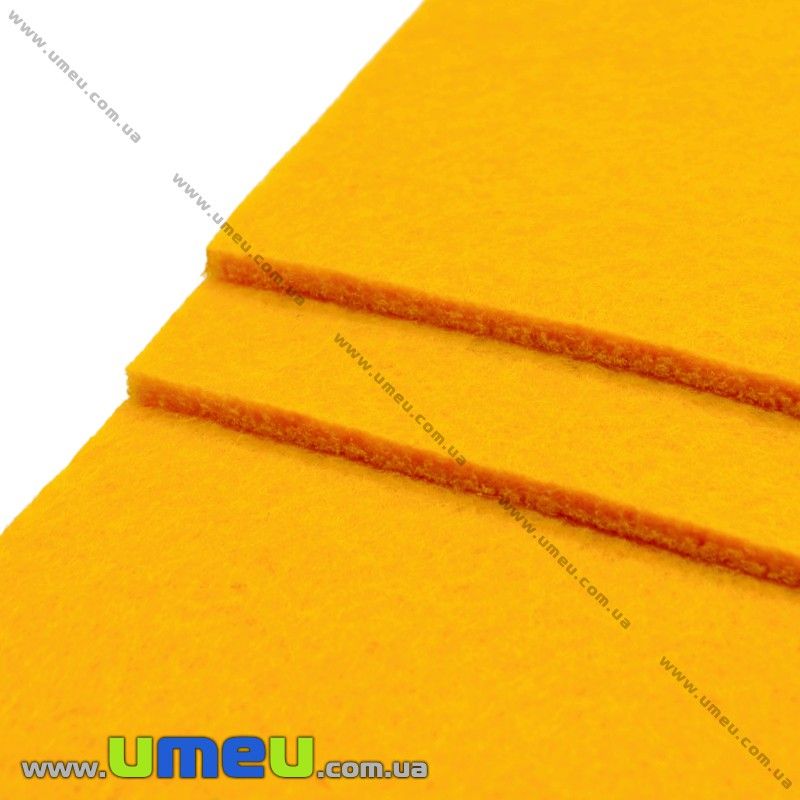 Фетр 3 мм, 20х30 см, 316 Жовтий (FLT-019319)