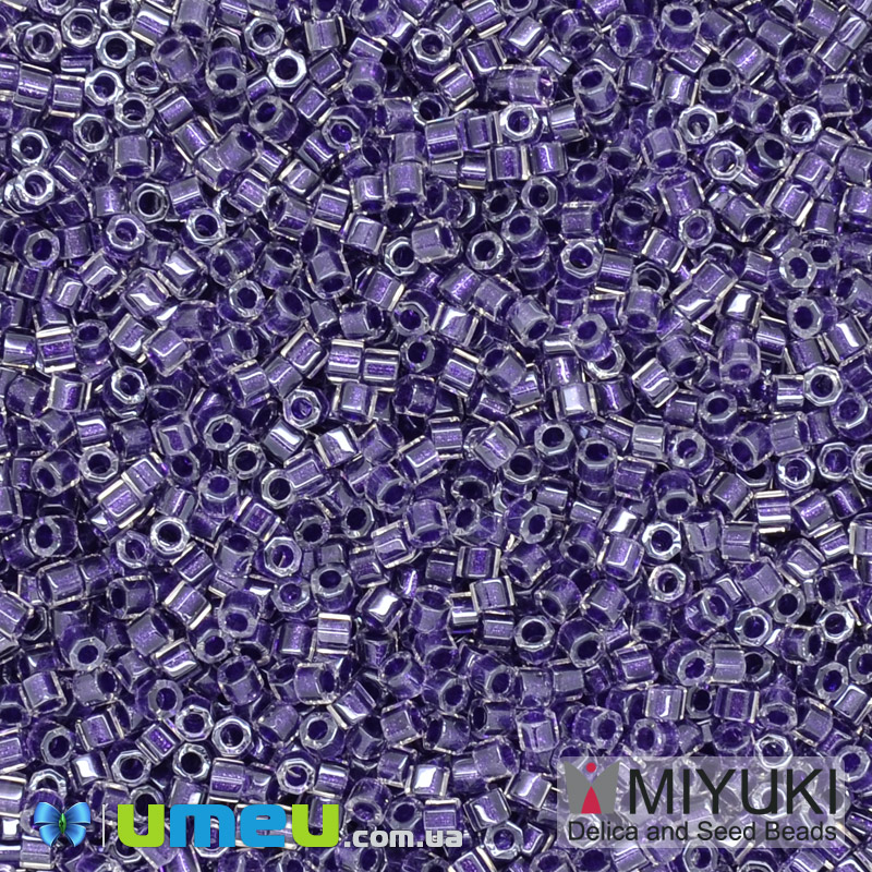 Бісер японський Miyuki Delica Cut 11/0 DBC0923, Фіолетовий (BIS-040117)