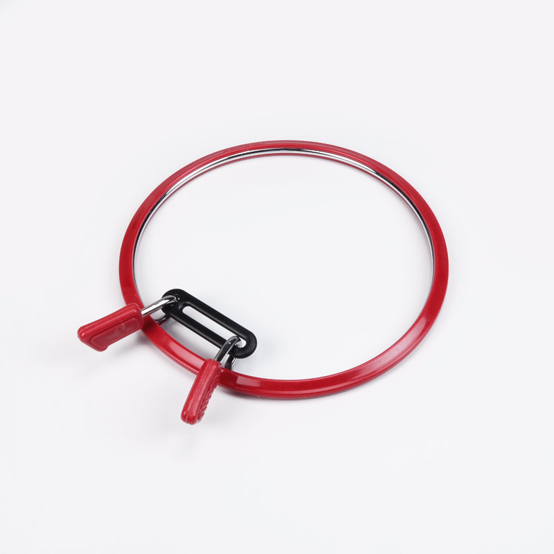 Пяльцы NURGE круглые с зажимом 12,5 см, Красные (MUL-055574)