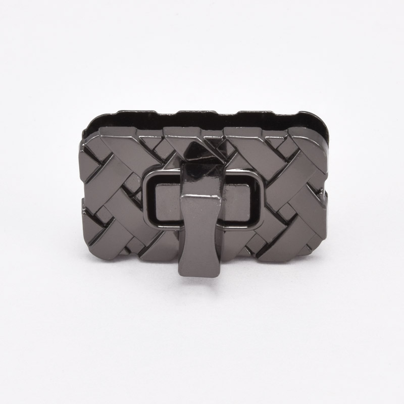 Замок для сумки поворотний, 35х20 мм, Чорний (BAG-062348)