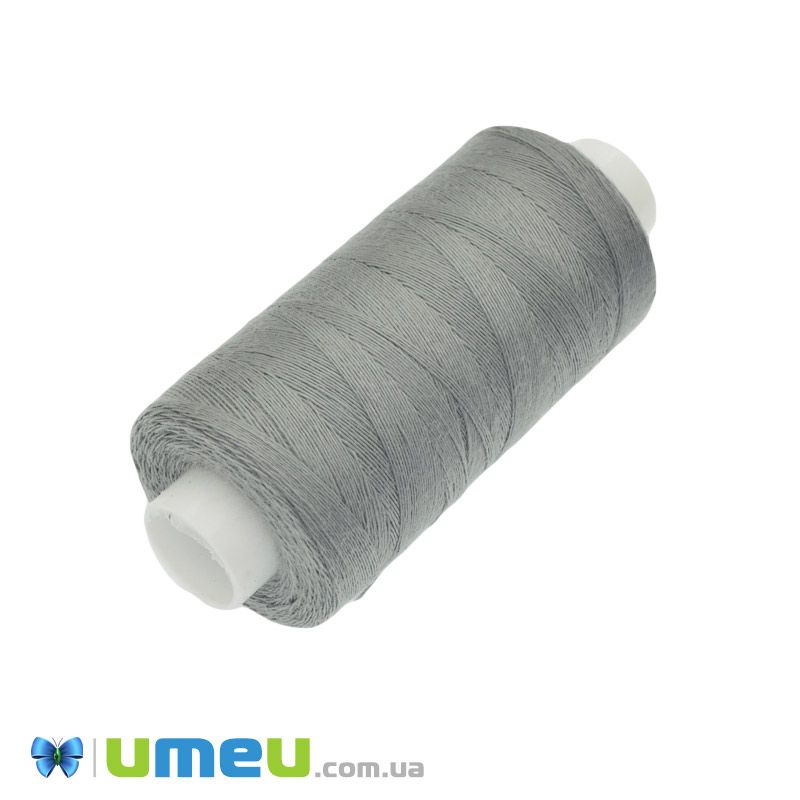 Нить полиэстеровая KIWI №40/2, col.336, Серая, 366 м (MUL-046773)