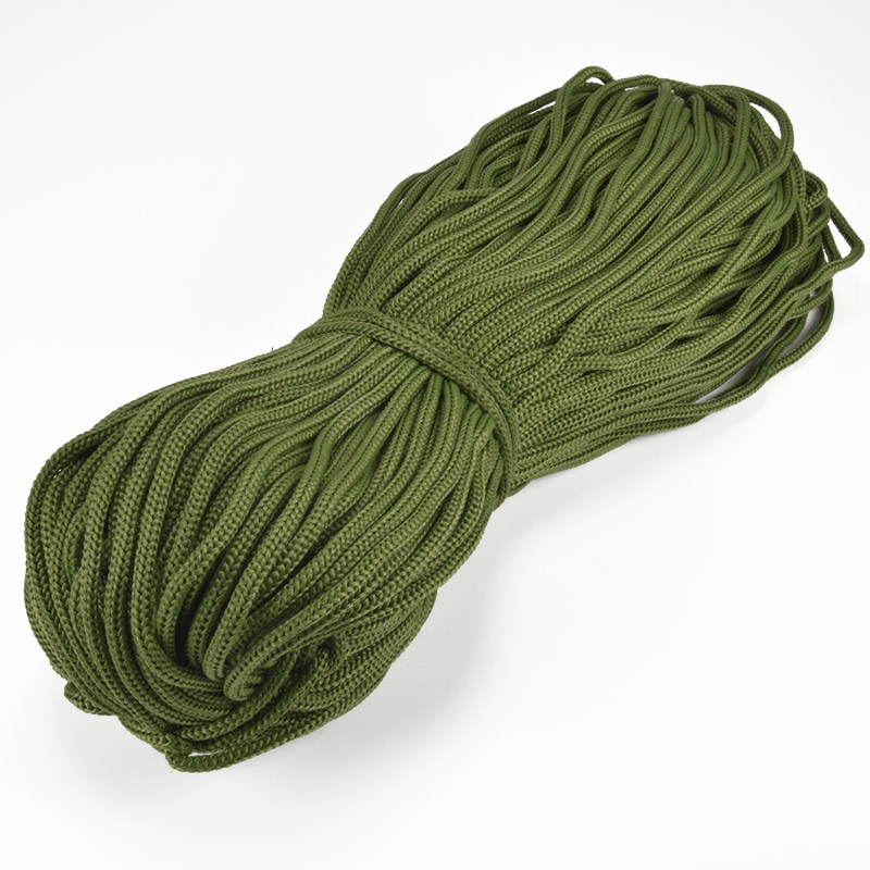 Шнур для макраме, 5 мм, Оливковый, Полипропилен (LEN-036841)