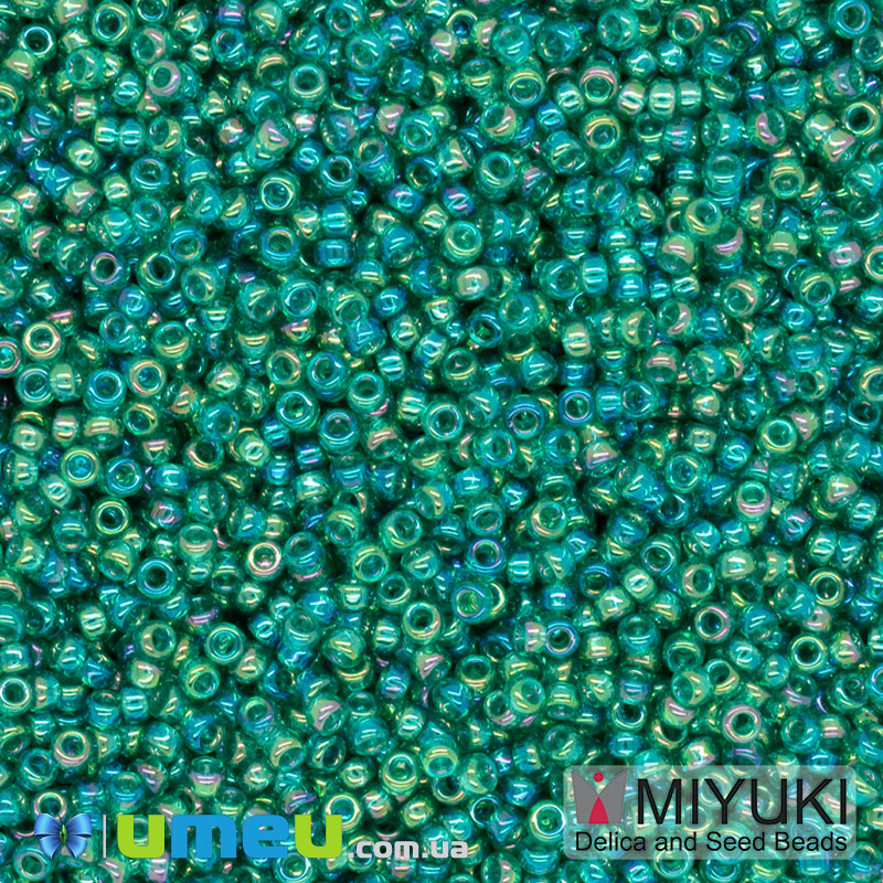 Бісер японський Miyuki круглий RR 15/0 №295, Смарагдовий (BIS-043343)