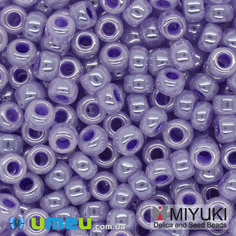 Бісер японський Miyuki круглий RR 6/0 №538, Бузковий (BIS-046032)