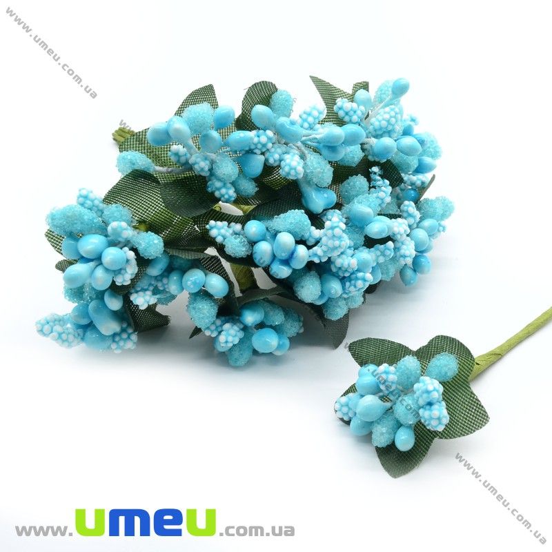 Тычинки на проволоке, Голубые (DIF-008422)