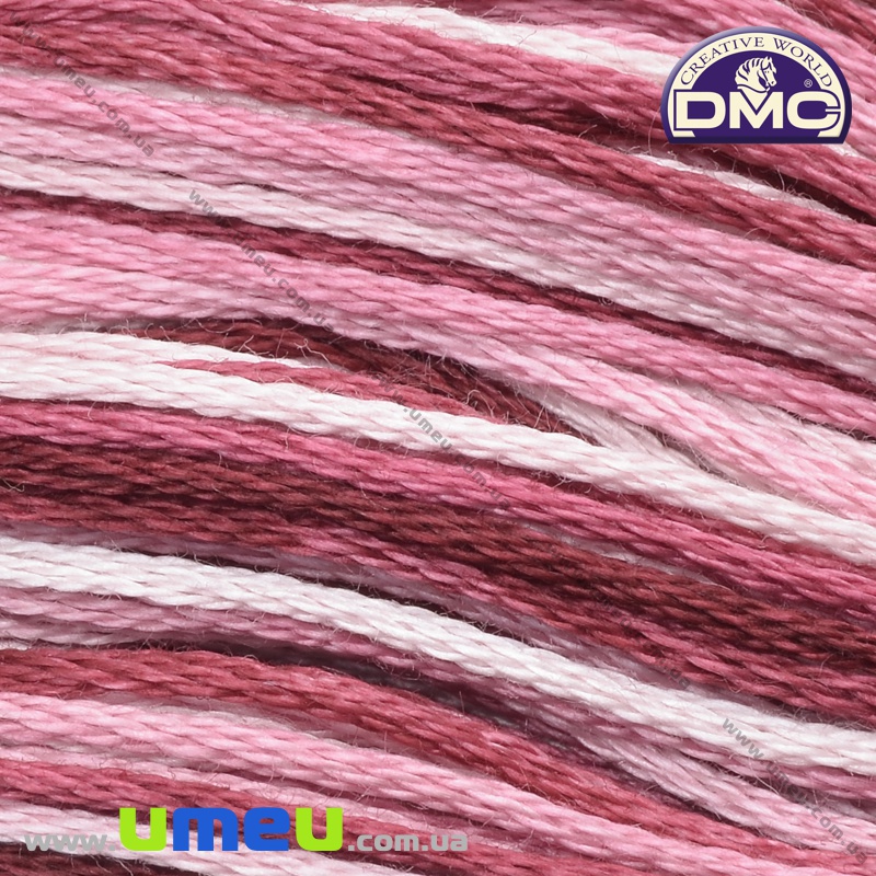 Муліне DMC 0099 Меланж рожевий (DMC-034249)