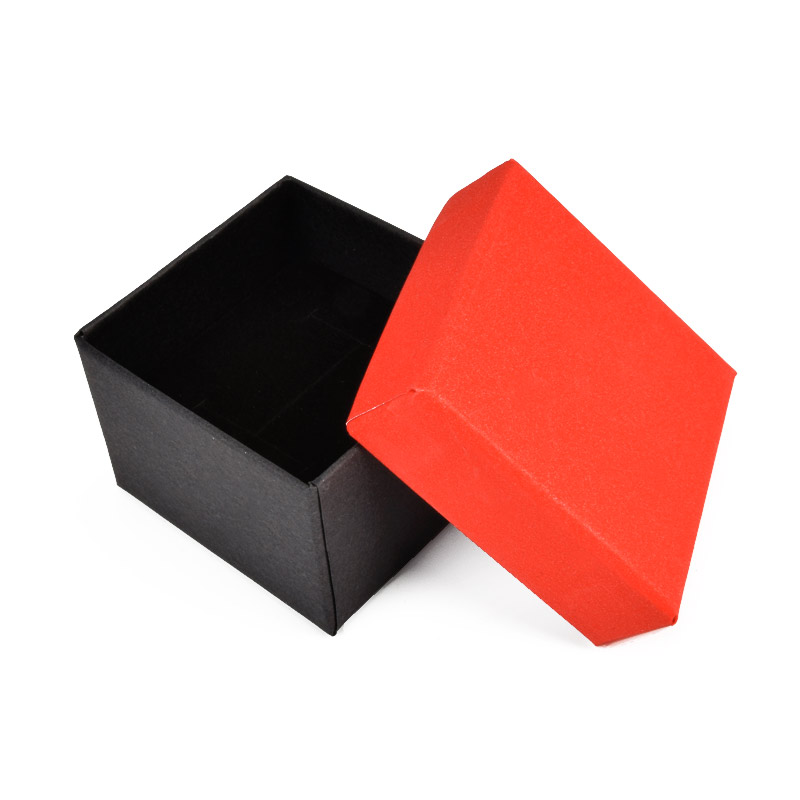 Коробочка Квадратная под колечко, 5х5х3,5 см, Красная (UPK-060576)