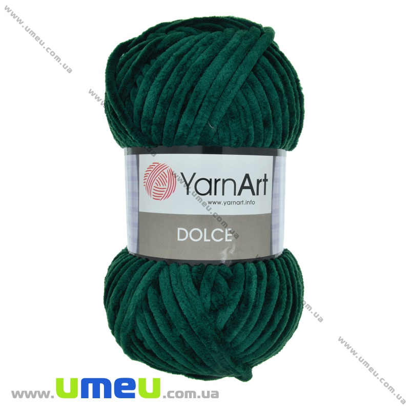 Пряжа YarnArt Dolce 100 г, 120 м, Изумрудная 774 (YAR-034966)