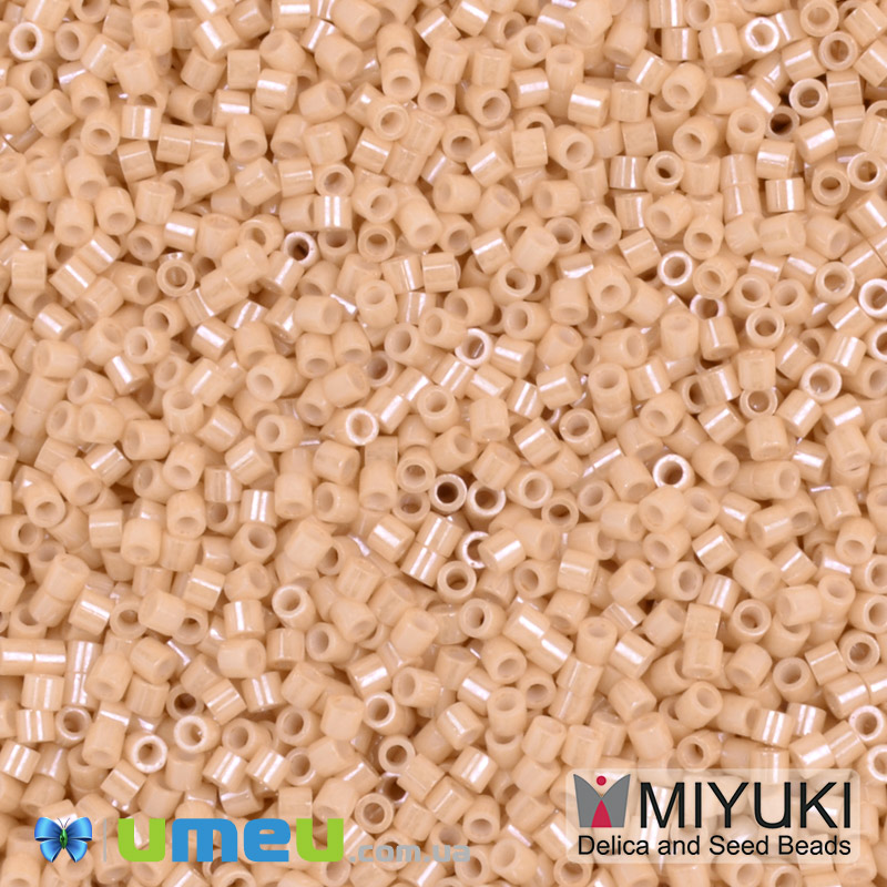 Бисер японский Miyuki Delica 15/0 DBS205, Бежевый (BIS-049716)