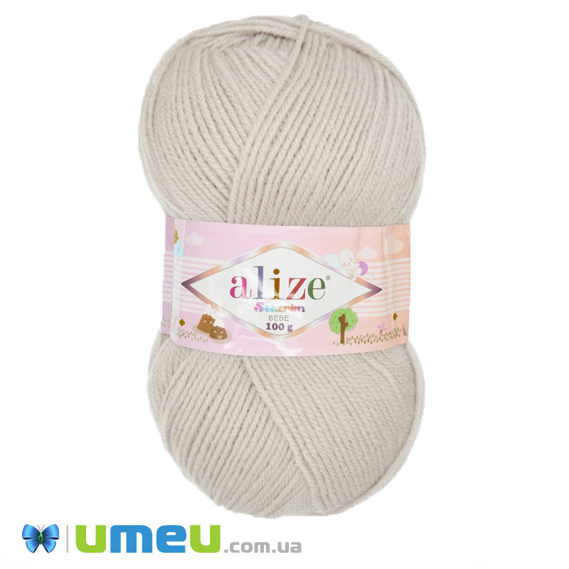 Пряжа Alize Sekerim Bebe 100 г, 320 м, Бежева світла 599 (YAR-047457)