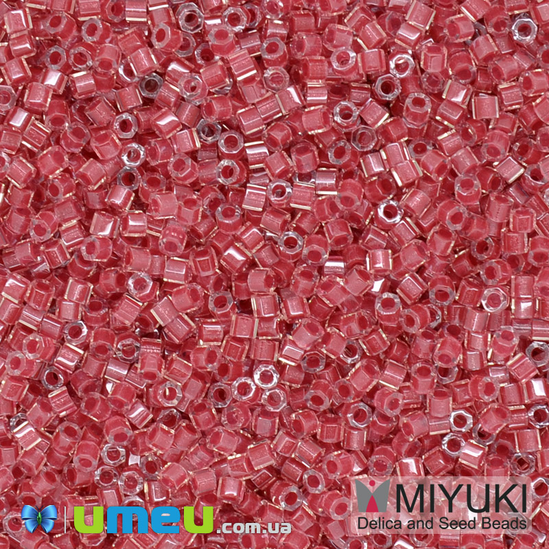 Бісер японський Miyuki Delica Cut 11/0 DBC0914, Рожевий (BIS-040113)