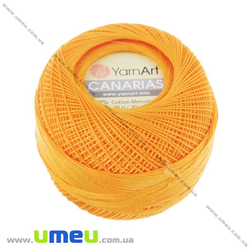 Пряжа YarnArt Canarias 20 г, 203 м, Помаранчева 5307 (YAR-022926)