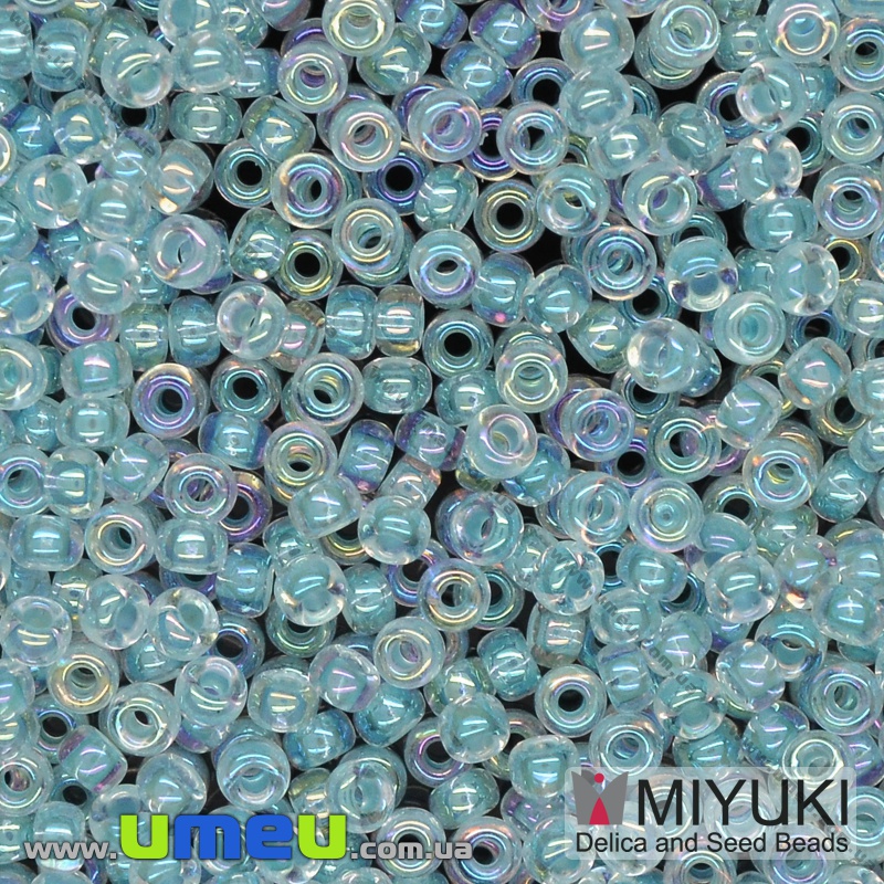 Бісер японський Miyuki круглий RR 11/0 №269, Блакитний (BIS-036666)