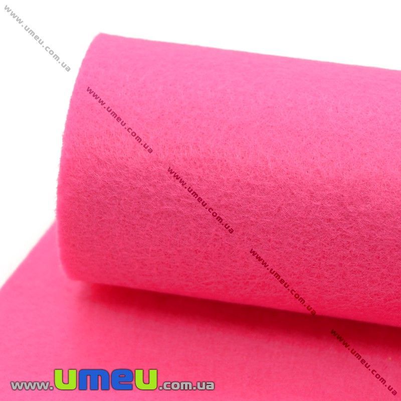 Фетр 1 мм, 10х15 см, 158 Рожевий яскравий (FLT-011380)