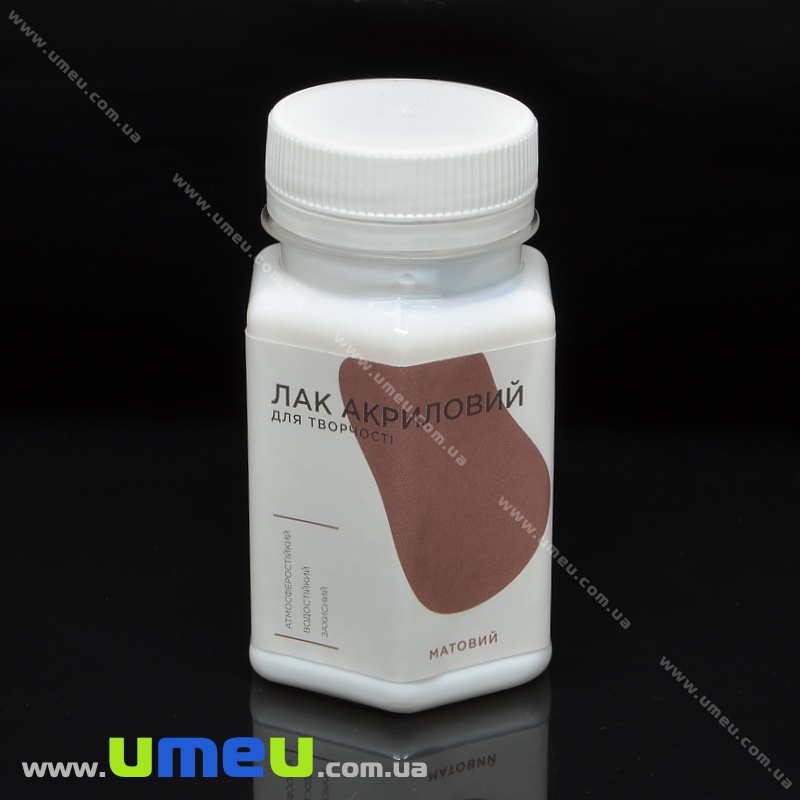Лак акриловий для творчості, Матовий, 100 мл (INS-034905)