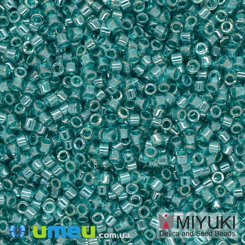 Бісер японський Miyuki Delica 11/0 DB1228, Бірюзовий (BIS-039980)