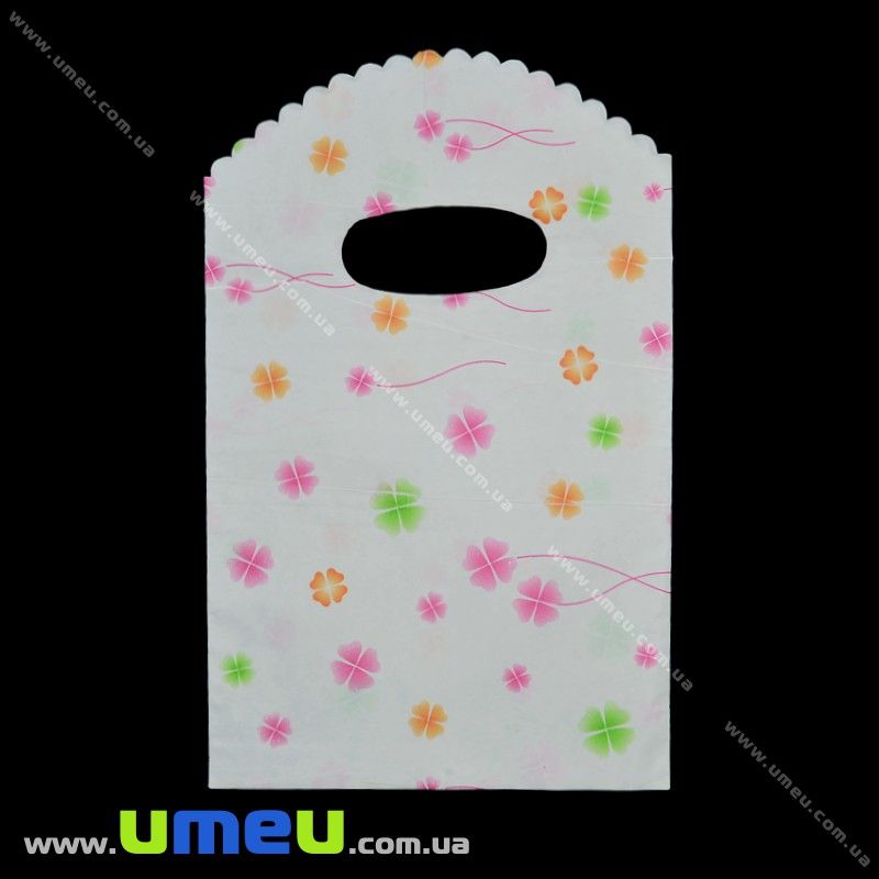 Подарунковий пакетик, 19х12 см, Білий (UPK-012338)