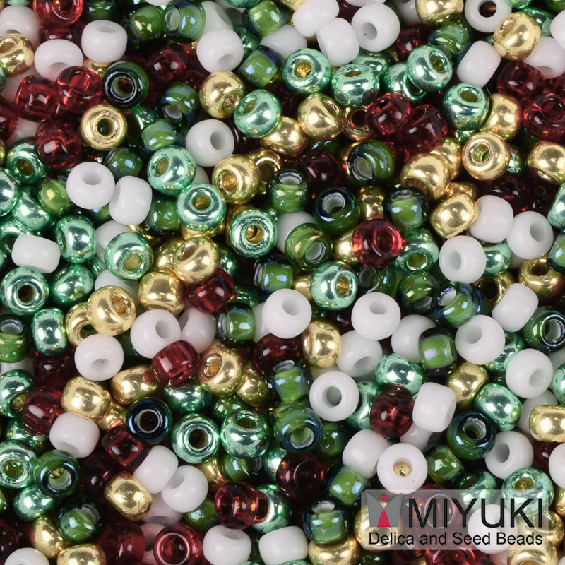 Бісер японський Miyuki круглий RR 8/0 №mix110, Різнокольоровий (BIS-055975)