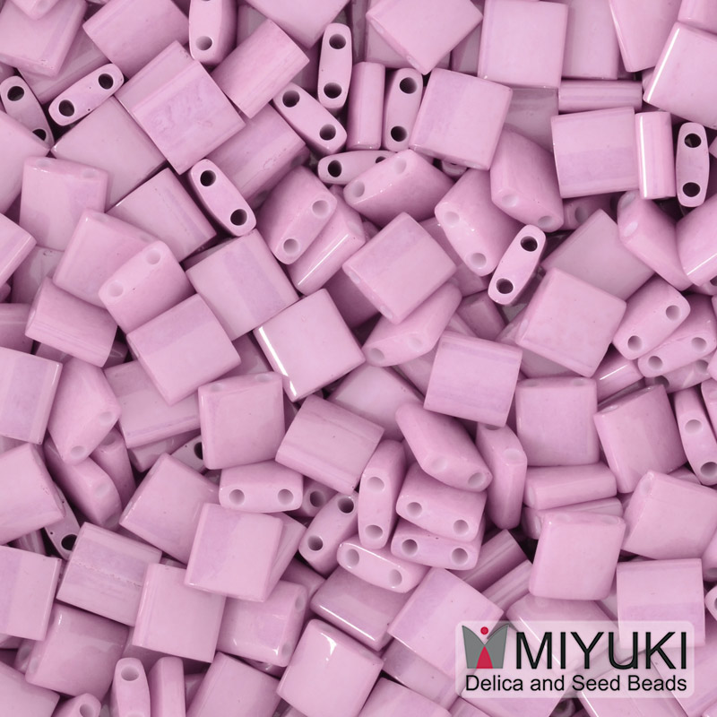 Бісер японський Miyuki TILA №599, 5х5 мм, Рожевий (BIS-053237)