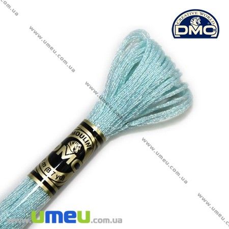 Муліне DMC Pearlescent E747, Ніжно-блакитний, Перламутровий ефект (DMC-006351)