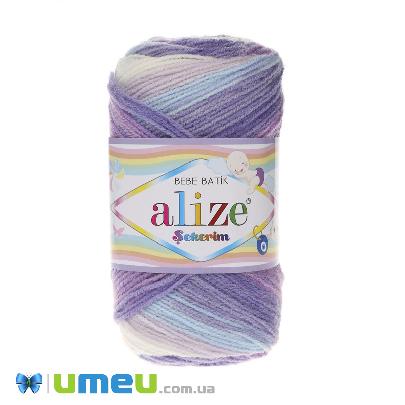 Пряжа Alize Batik Sekerim Bebe 100 г, 320 м, Бузкова 3483 (YAR-048033)