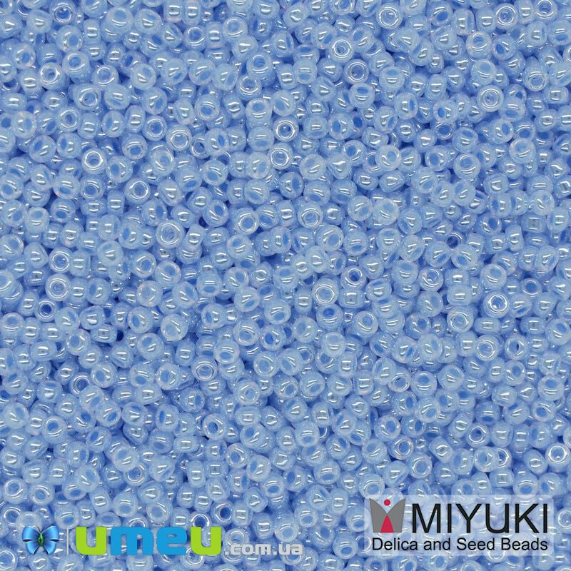 Бісер японський Miyuki круглий RR 11/0 №524, Блакитний світлий (BIS-043235)