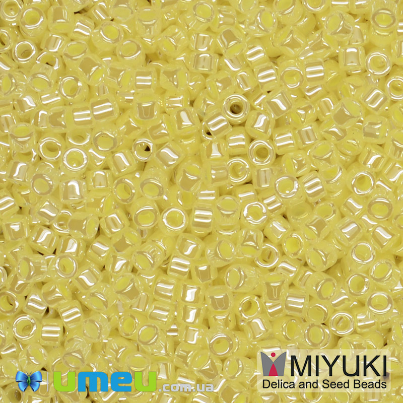 Бісер японський Miyuki Delica 11/0 DB232, Жовтий (BIS-045246)