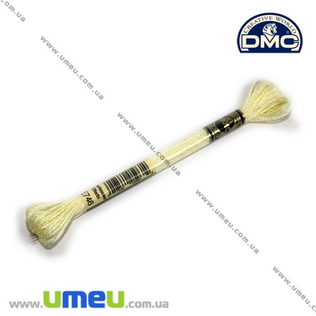 Муліне DMC Pearlescent E746, Кремовий, Перламутровий ефект (DMC-006348)