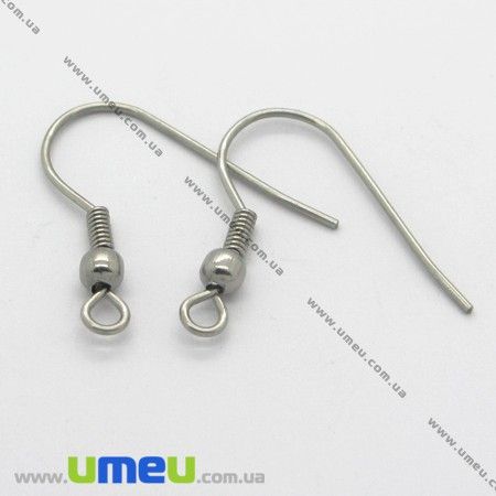 Швензи з нерж. сталі, 20х20 мм, Темне срібло (STL-004397)