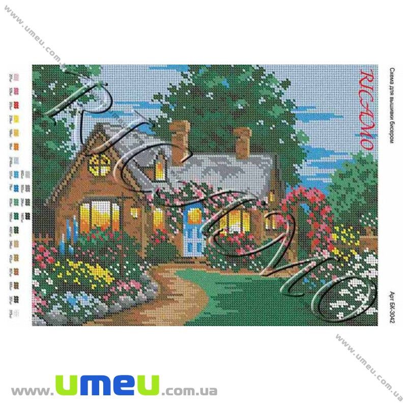 Схема для виш. бісером Ricamo, Пейзаж, 36х27 см (SXM-027913)