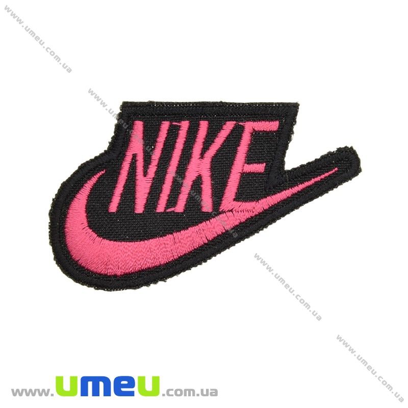 Термоаппликация Nike, 7х4 см, Малиновая (APL-024720)