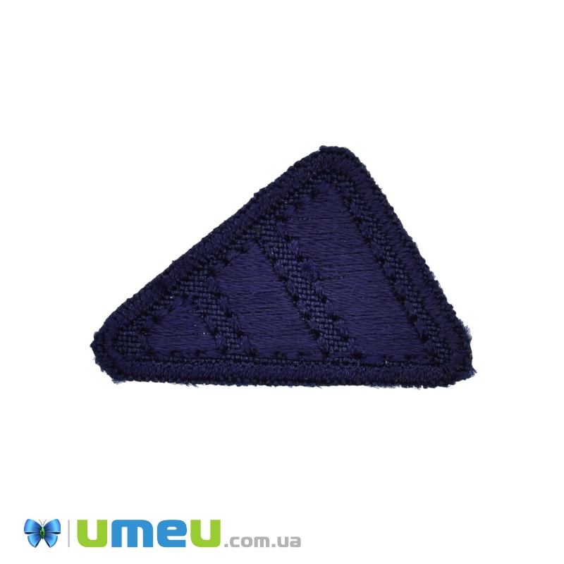 Термоаплікація Adidas, 3,5х2,5 см, Синя (APL-038183)