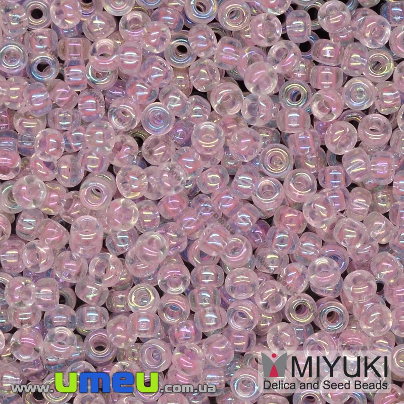 Бісер японський Miyuki круглий RR 11/0 №266, Рожевий (BIS-036664)