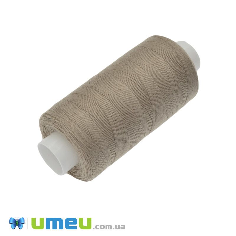 Нитка поліестерова KIWI №40/2, col.358, Бежева, 366 м (MUL-046780)