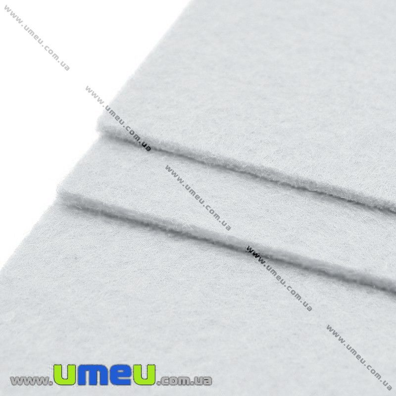 Фетр 3 мм, 10х15 см, 310 Білий (FLT-011623)