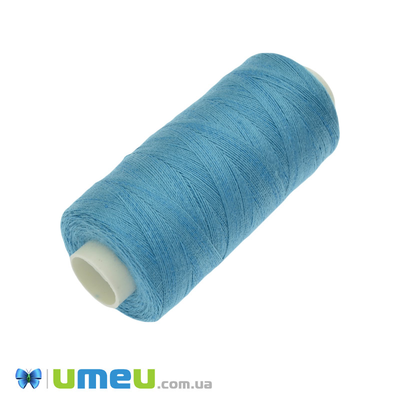 Нить полиэстеровая KIWI №40/2, col.258, Бирюзовая, 366 м (MUL-046751)