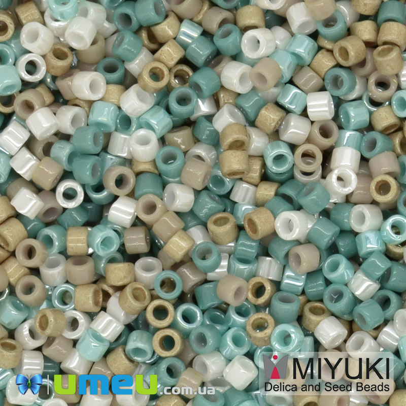 Бісер японський Miyuki Delica 11/0 DBmix58, Різнокольоровий (BIS-045236)