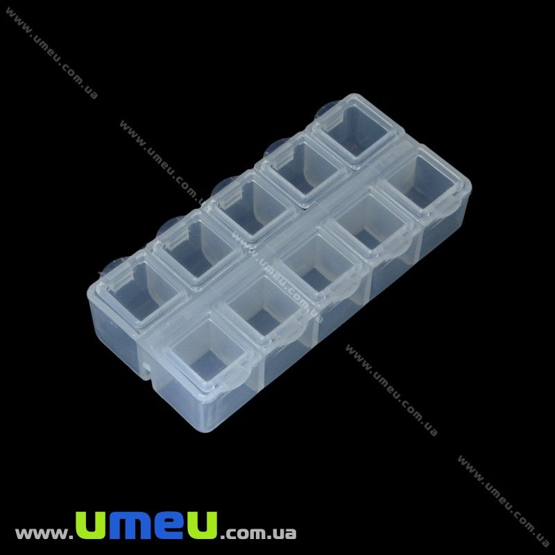 Органайзер для хранения бисера на 10 ячеек, 8,8х4 cм (INS-019742)