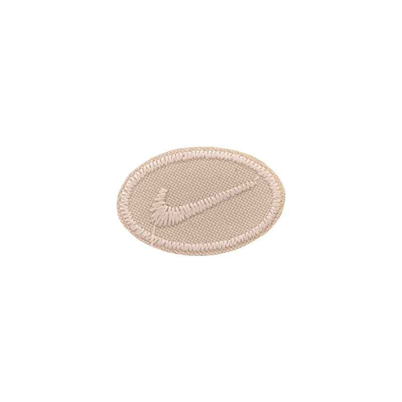 Термоаплікація Nike, 3х2 см, Бежева (APL-053388)