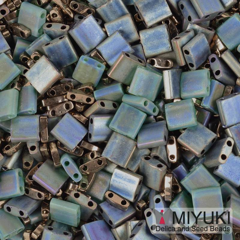 Бісер японський Miyuki TILA №mix26, Коричнево-зелений (BIS-053263)