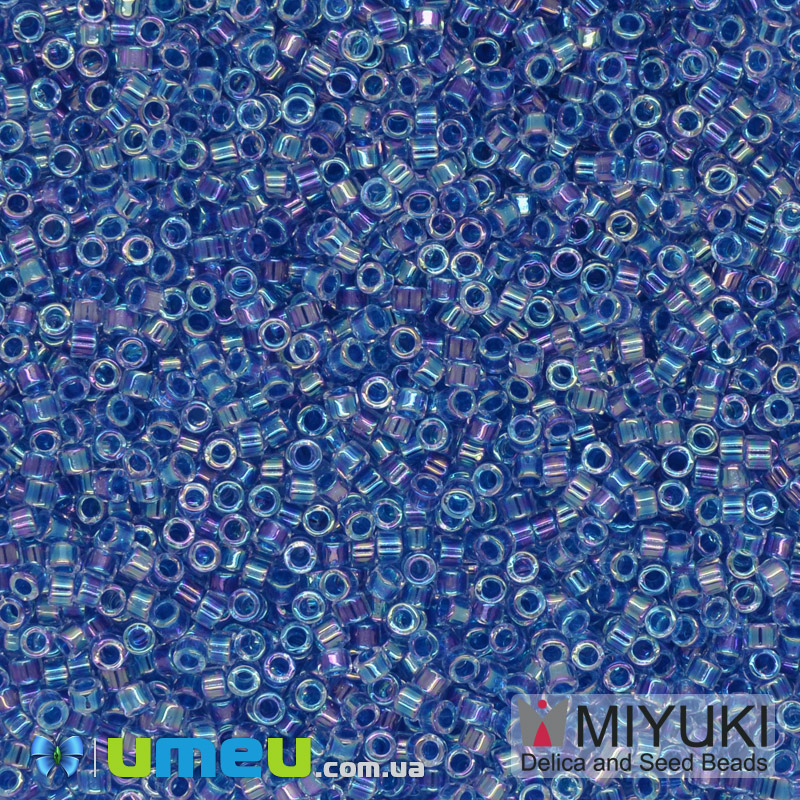 Бісер японський Miyuki Delica 11/0 DB077, Синій (BIS-040582)