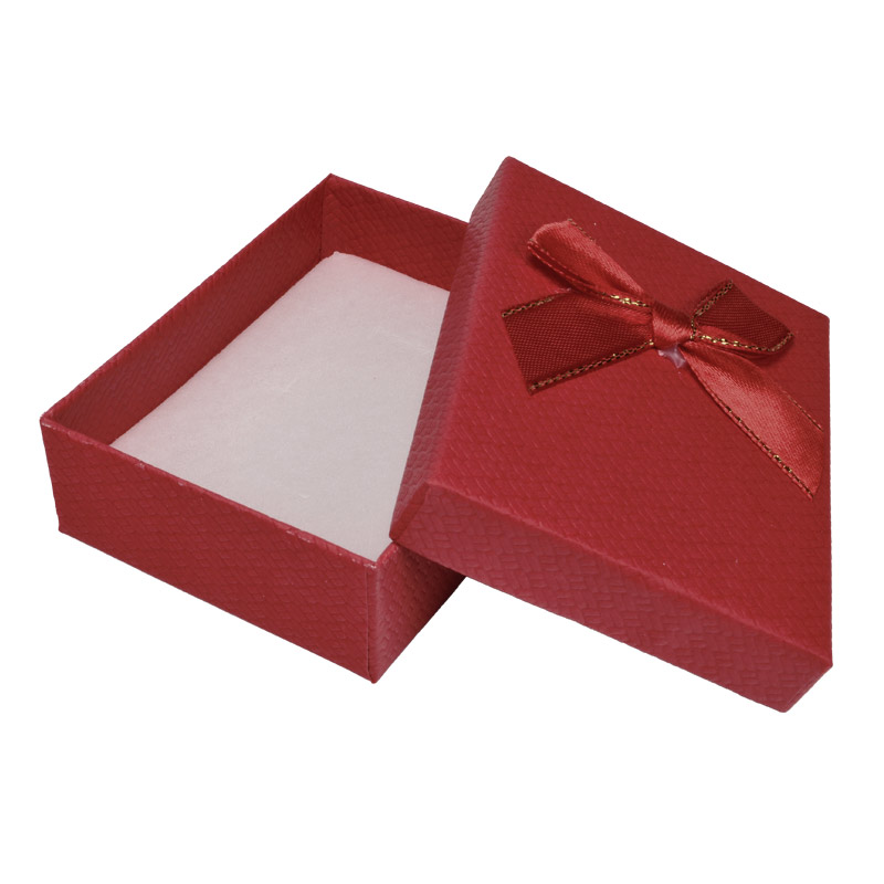 Подарочная коробочка Прямоугольная, 9х7х3 см, Красная (UPK-053794)