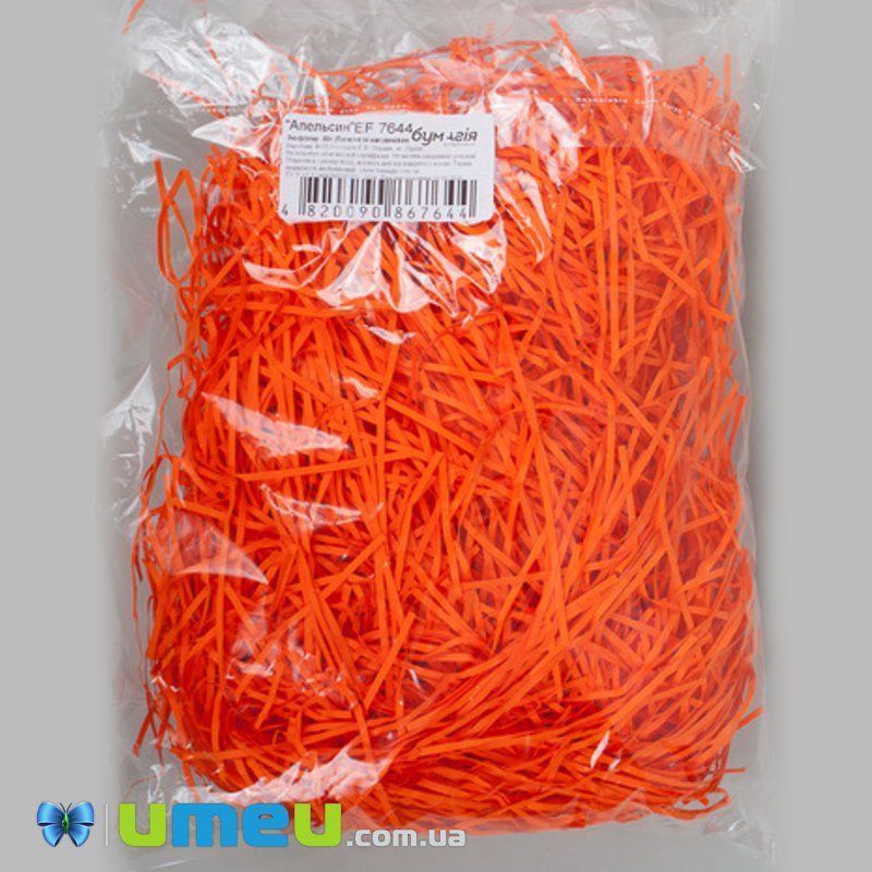 Экофиллер (бумажный наполнитель), Оранжевый (DIF-044358)