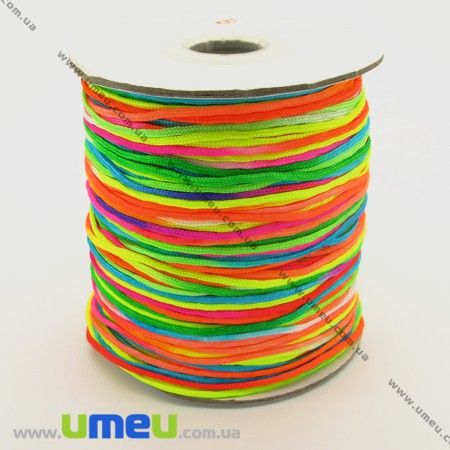 Нейлоновий шнур меланжевий, 1,5 мм, Різнокольоровий (LEN-005047)