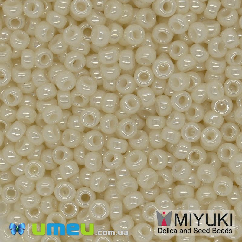 Бісер японський Miyuki круглий RR 11/0 №594, Кремовий (BIS-045648)