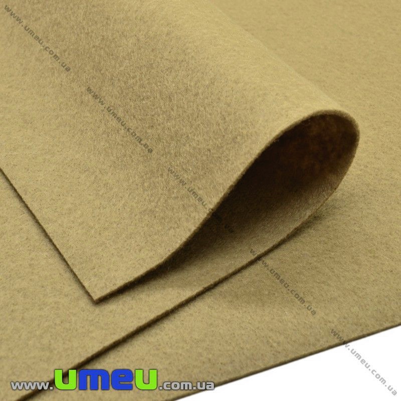 Фетр м'який 1,3 мм, 10х15 см, 552 Бежевий (FLT-039173)