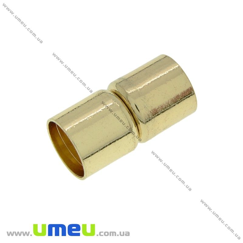 Замок магнітний для вклеювання шнура, Золото, 20х9 мм (ZAM-024098)
